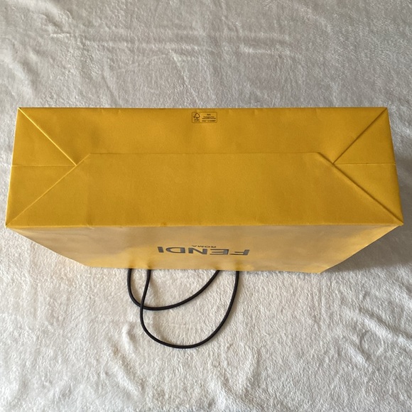 Fendi paper shopping bag with ribbon string - Picture 12 of 16